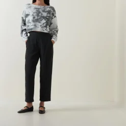 Clearance SARAH PACINI Textured Cropped Sweater