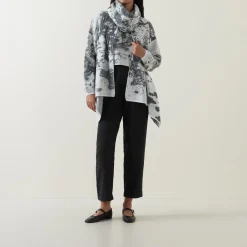 Clearance SARAH PACINI Textured Cropped Sweater