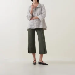 Textured Half-Zip Sweatshirt