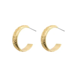Textured Hoop Earrings