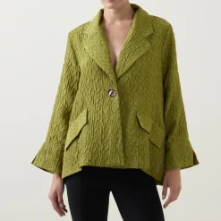 Online JOSEPH RIBKOFF Textured Jacquard Swing Jacket