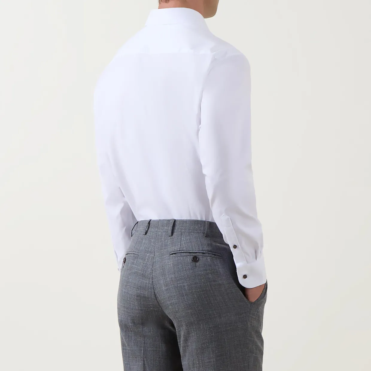 Textured Single Cuff Shirt