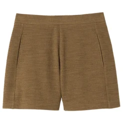 Textured Straight Leg Shorts