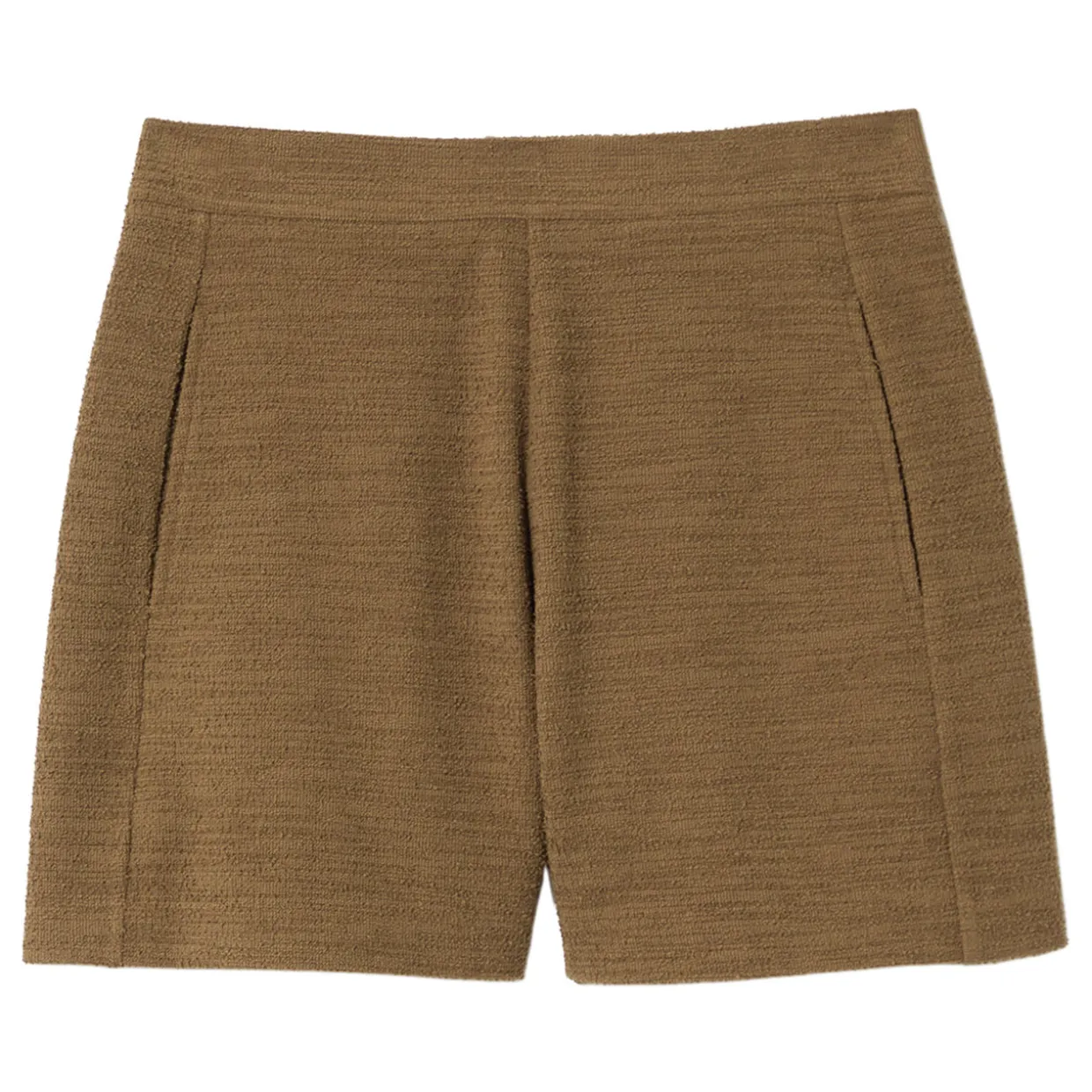 Textured Straight Leg Shorts