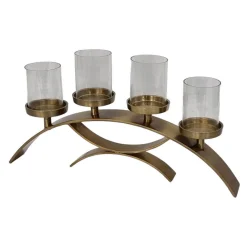 The Arch Candleholder Antique Brass