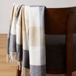 Clearance FOXFORD The Classic Check Comfort Throw