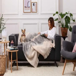 The Classic Ombreid Mohair Throw