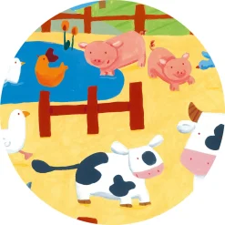 Hot DJECO The Cows on the Farm 24-Piece Puzzle