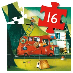 The Fire Truck 16-Piece Puzzle