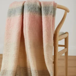 The Heather Mohair Throw