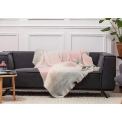 The Heather Mohair Throw