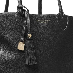 Fashion ASPINAL OF LONDON The Hudson Pebbled Leather Tote