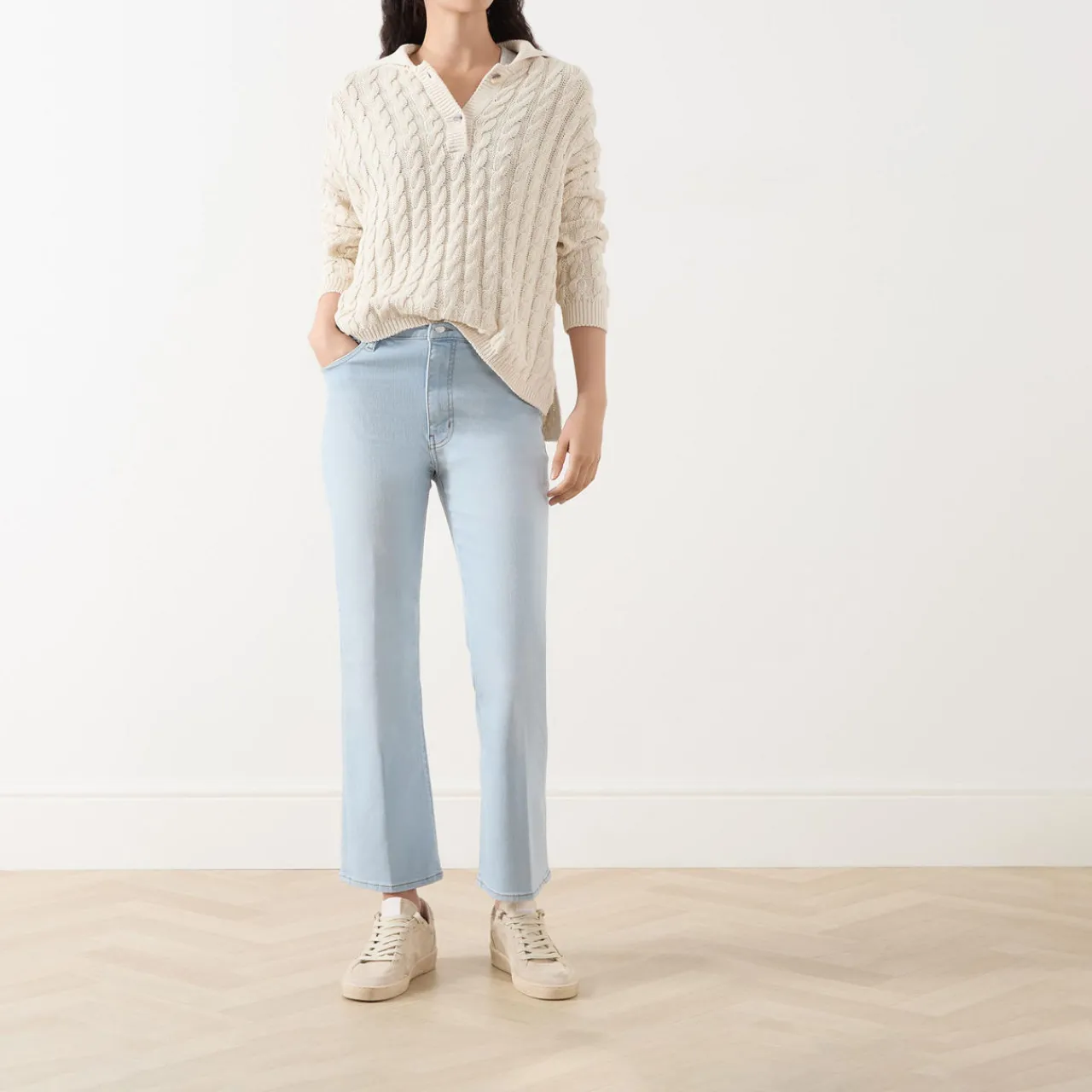 Best FRAME The Reboot Bootcut Cropped Jeans