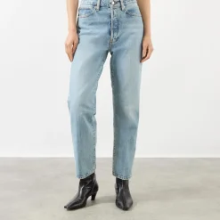 Online FRAME The Vertical High-Rise Straight Leg Jeans