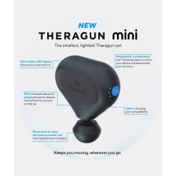 Discount THERABODY Theragun Mini Portable Percussive Therapy Massage Gun (2nd Generation)
