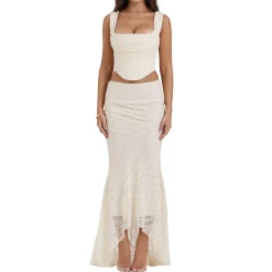 Therese Vintage Lace Skirt