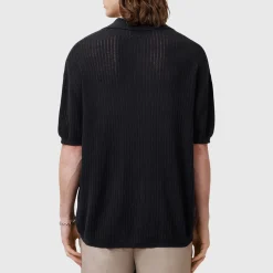 New ALLSAINTS Thoma Knitted Polo Shirt