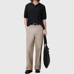 New ALLSAINTS Thoma Knitted Polo Shirt