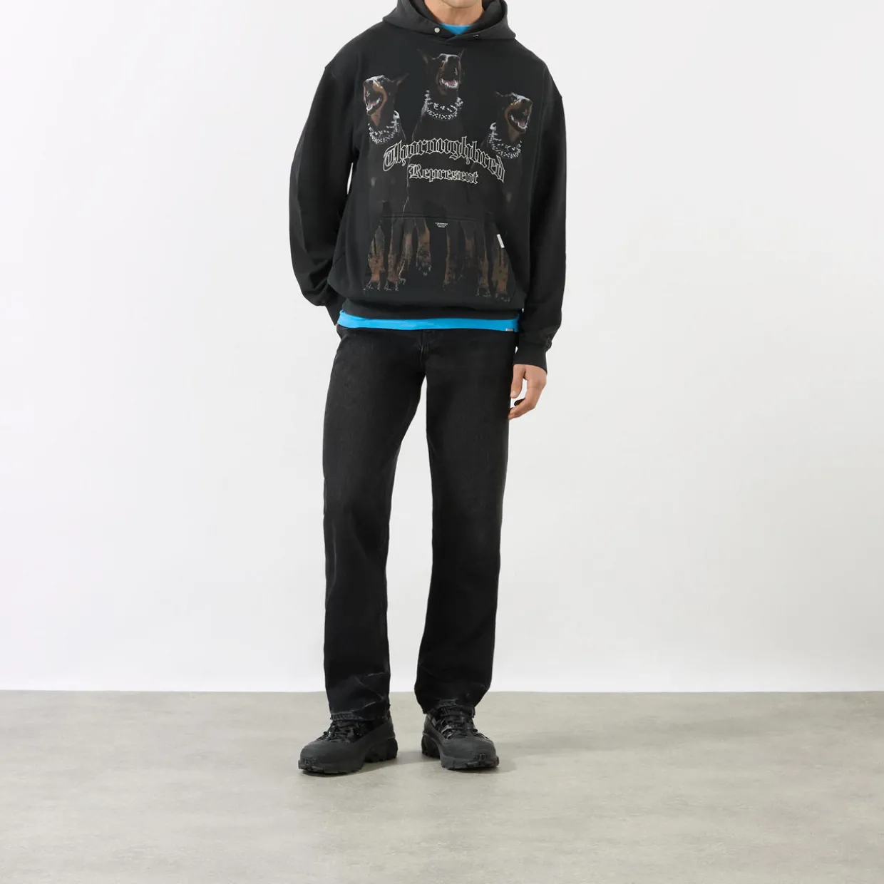 Thoroughbred Print Hoodie