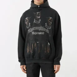 Thoroughbred Print Hoodie