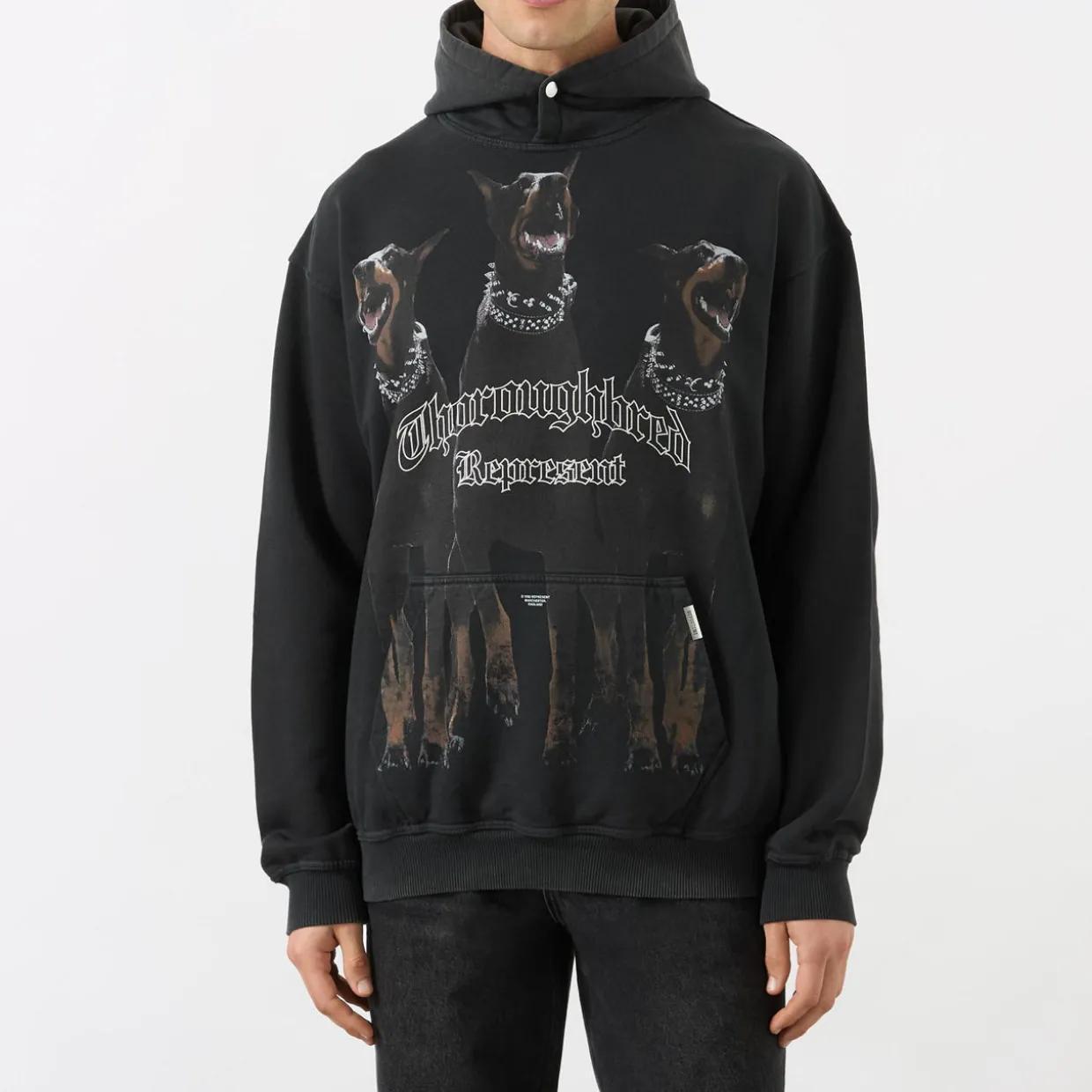 Thoroughbred Print Hoodie
