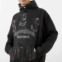 Thoroughbred Print Hoodie