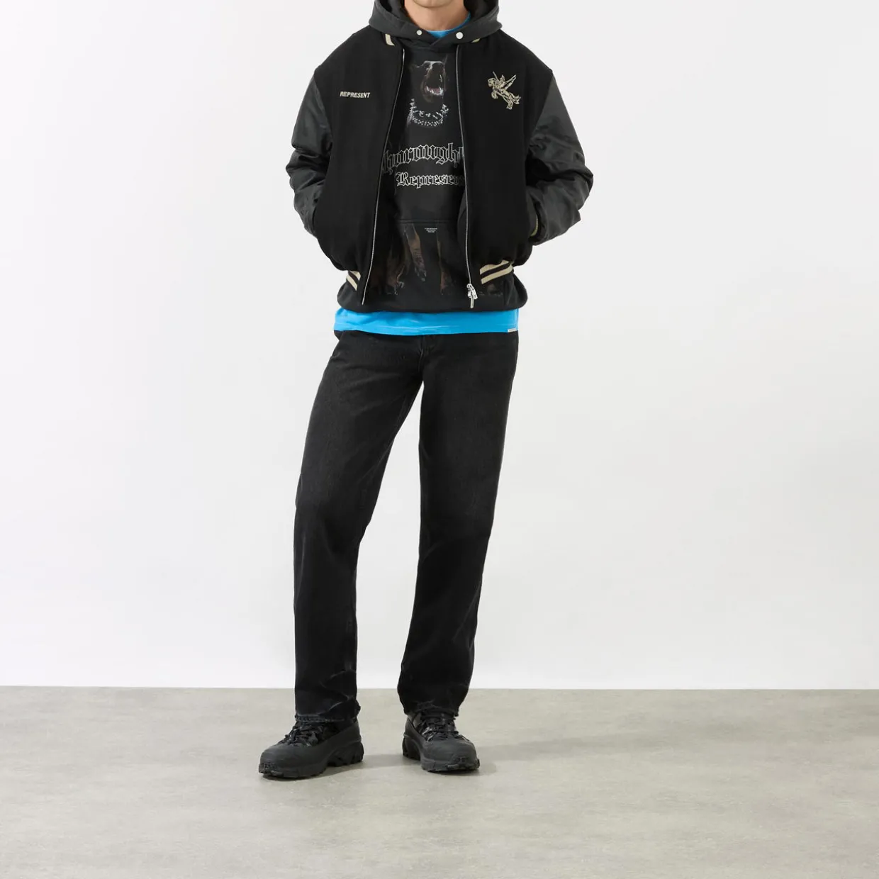 Thoroughbred Print Hoodie