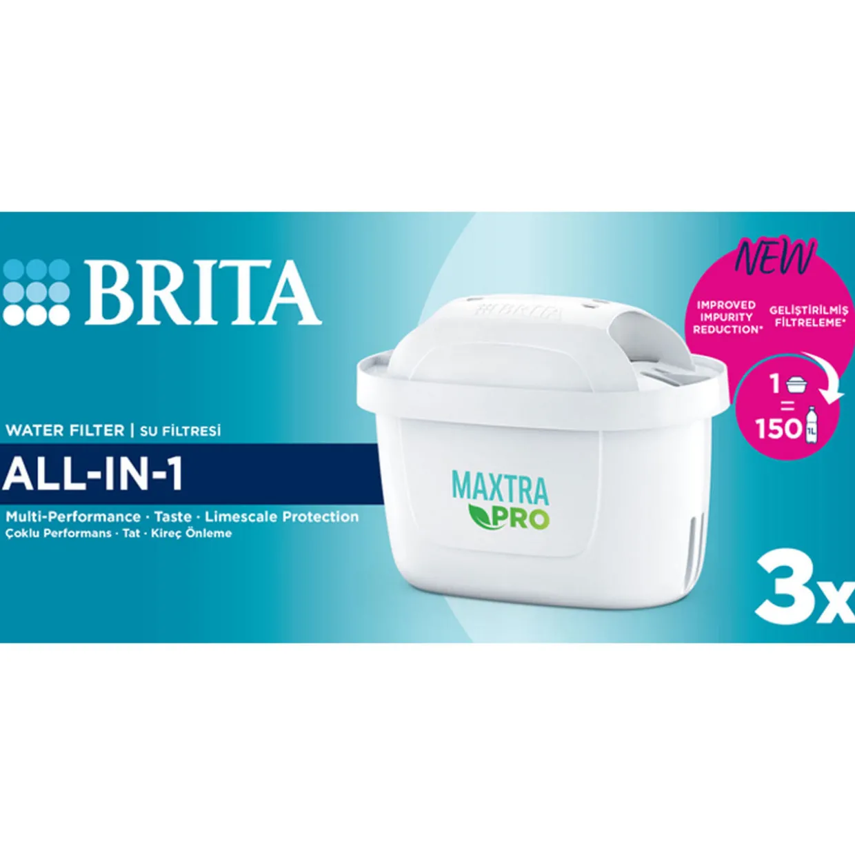 Three Pack Maxtra Pro Water Filter