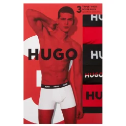 Clearance HUGO Three-Pack Assorted Logo Boxer Briefs