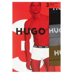Best HUGO Three-Pack Assorted Logo Trunks