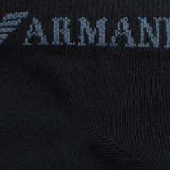 Hot ARMANI Three-Pack Logo Ankle Socks