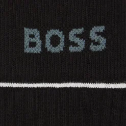 Three-Pack Logo Rib Socks