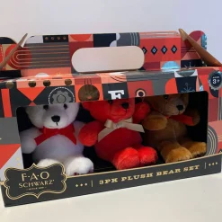 Three-Pack Mini Plush Bear Set