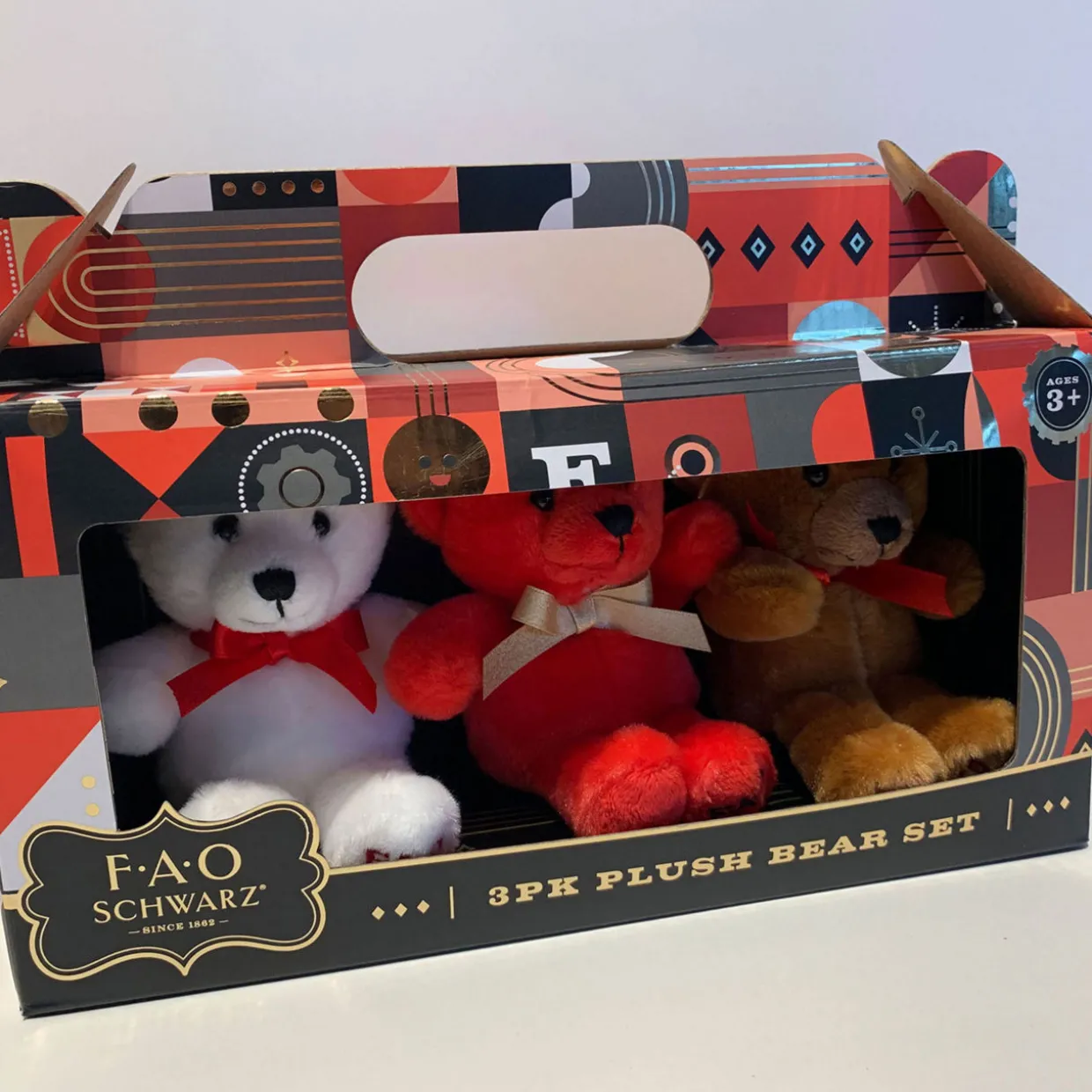 Three-Pack Mini Plush Bear Set