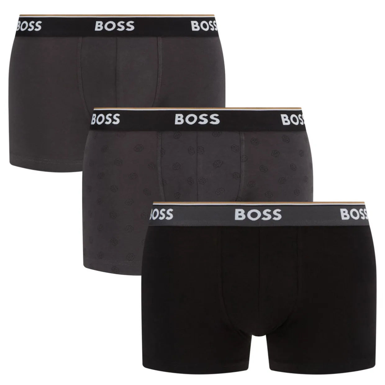 Three-Pack Power Mixed Printed Boxers