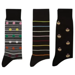 Three-Pack Printed Sock Gift Set