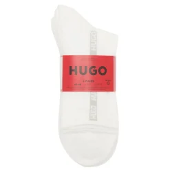Three-Pack Rib Logo Socks