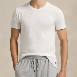 Three-Pack Slim Fit Pony Logo T-Shirts