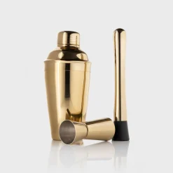 Three-Piece Cocktail Set Gold