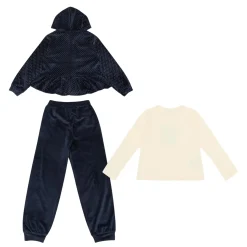 Best MAYORAL Three-Piece Embellished Hoodie, T-Shirt & Sweatpants Set