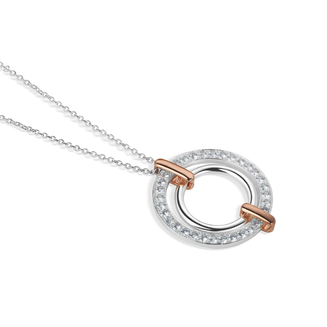 Ti Amo Circular Pendant Necklace