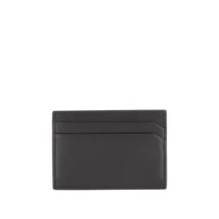 Tibby Contrast Logo Leather Cardholder