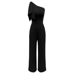 Best DRESS THE POPULATION Tiffany Asymmetric Wide Leg Jumpsuit