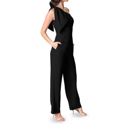 Best DRESS THE POPULATION Tiffany Asymmetric Wide Leg Jumpsuit