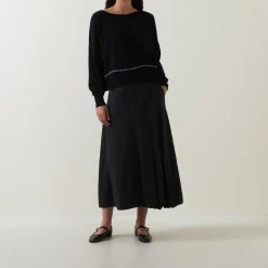 Fashion SARAH PACINI Tipped Knit Sweater