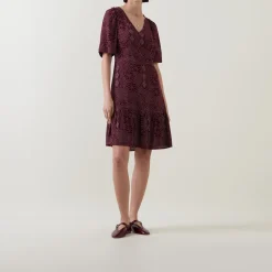 Sale PART TWO Tippi Dot Printed Mini Flared Dress