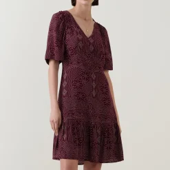 Sale PART TWO Tippi Dot Printed Mini Flared Dress