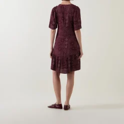 Sale PART TWO Tippi Dot Printed Mini Flared Dress