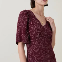 Sale PART TWO Tippi Dot Printed Mini Flared Dress