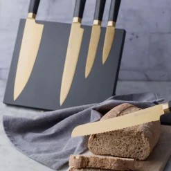 Titan Gold Six Piece Knife Block